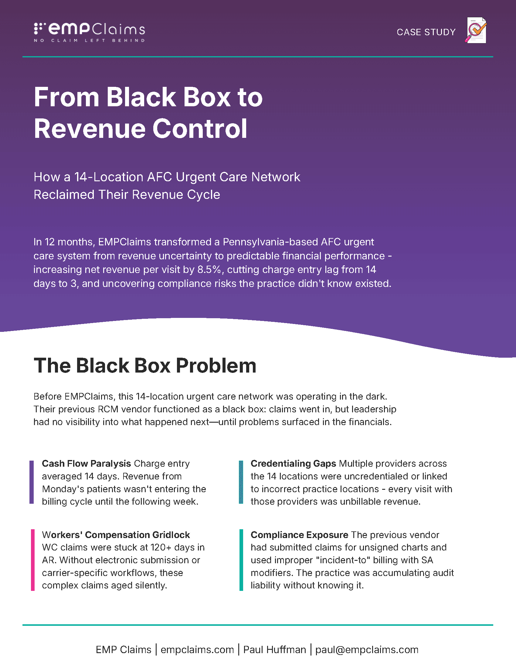 AFC Pennsylvania Case Study — 14 Location Network Results